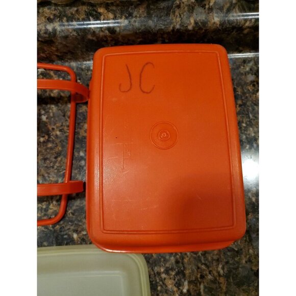 Tupperware #1254 Pack N Carry Lunch Box Carrier with Lid & Handle - Picture 5 of 9